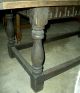 Antique Primitive Late 1800s Colonial Revivial Jacobean Style Farm Tavern Table Primitives photo 3