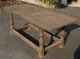 Antique Primitive Late 1800s Colonial Revivial Jacobean Style Farm Tavern Table Primitives photo 6