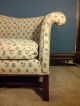Kittinger Chippendale Style Camelback Sofa W Rolled Arm Carved Marlborough Legs Post-1950 photo 4
