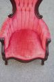 Antique Victorain Tuft Upholstered Chair Ornate Victorian Upholstered Chair 1800-1899 photo 10