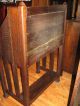 Arts&crafts Secretary Drop Front Small Desk Mission Oak 1900-1950 photo 3