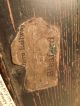 Antique Victorian Wooden Trunk C1864 In Green Paint Great Northern Railroad Uk 1800-1899 photo 8