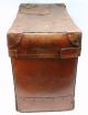 Antique Trunk Box Chest C.  1910 Telescoping Pressed Fiber & Leather 20x11x16 1800-1899 photo 5