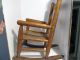 Vintage Childs Rocking Chair Wooden Pre 1950 ' S 1900-1950 photo 5