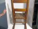 Vintage Childs Rocking Chair Wooden Pre 1950 ' S 1900-1950 photo 7