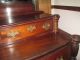 Antique Mahogany Hand Carved Step Back Chest Of Drawers New England 1800-1899 photo 9