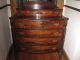 Antique Mahogany Hand Carved Step Back Chest Of Drawers New England 1800-1899 photo 1