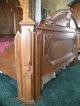 Victorian Antique Bed And Vanity Dresser Carved And Burl Walnut C.  1865 - 1875 1800-1899 photo 5