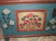 19th Century Antique Paint Decorated Pine Dower Chest Dove Tail Construction 1800-1899 photo 1