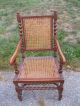 Set Of 6 Vintage Barley Twist Oak Dining Chairs W/ Two Arm Chairs 1900-1950 photo 2