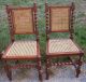 Set Of 6 Vintage Barley Twist Oak Dining Chairs W/ Two Arm Chairs 1900-1950 photo 4