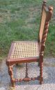 Set Of 6 Vintage Barley Twist Oak Dining Chairs W/ Two Arm Chairs 1900-1950 photo 8