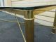 50880 Glass And Brass Coffee Table Stand Post-1950 photo 6