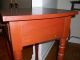 Antique New England Cherry & Curly Maple Drawer Table Circa 1830 1800-1899 photo 4