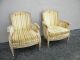 Pair Of French Painted Living Room Side By Side Chairs By Euster 2597 Post-1950 photo 2