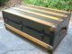 Antique Steamer Trunk Or Stage Coach Chest Make A Great Coffee Table 1800-1899 photo 3