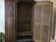 Antique French Walnut Armoire,  3 Door Hand Carved 1800-1899 photo 1