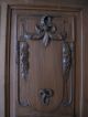 Antique French Walnut Armoire,  3 Door Hand Carved 1800-1899 photo 6