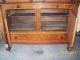 Antique Empire Style Oak Sideboard/server Buffet W/ Beveled Mirror 1900-1950 photo 6