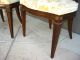 Vintage Mid Century Modern French Provincial Style Dining Set With 4 Wood Chairs Post-1950 photo 8