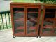 Matching Federal Style C - 1915 Inlaid Mahogany Bookcases 1900-1950 photo 3