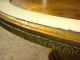 Vintage Mid Century Round Gold Gilt Coffee Table Hollywood Regency Retro French Post-1950 photo 5