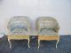 Pair Of French Painted Side By Side Chairs 2462 Post-1950 photo 2