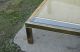 Mid - Century Modern Mastercraft Brass And Glass Coffee Table Vintage Eames End Post-1950 photo 6