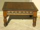 Vintage Spanish Style Coffee Table Mid Century Modern Carved Solid Wood Post-1950 photo 1