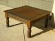 Vintage Spanish Style Coffee Table Mid Century Modern Carved Solid Wood Post-1950 photo 2