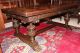 Carved French Antique Gothic Henry Ii Oak Dining Table. 1800-1899 photo 2