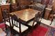 Carved French Antique Gothic Henry Ii Oak Dining Table. 1800-1899 photo 8