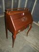 Antique Ladies Mahogany Drop Front Writing Desk With Key Unknown photo 1