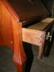 Antique Ladies Mahogany Drop Front Writing Desk With Key Unknown photo 8