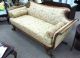 Elegant Antique Oak Duncan Phyfe Style Sofa Circa Early 20th Century 1900-1950 photo 1