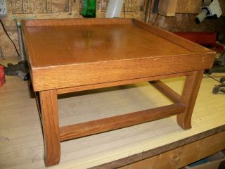 Vintage Mid Century Modern Widdicomb Table Eames Era - Small - Oak photo