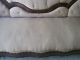 Antique Vintage Victorian Wood Bugundy Cushion Couch Sofa Hand Crafted 1800 ' S 1800-1899 photo 7
