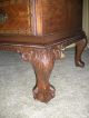Antique Inlaid Mahogany Bachelors Chest Dresser Chippendale Ball & Claw Ships130 1800-1899 photo 4
