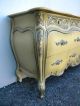 Long French Bombay Painted Silver Leaf Dresser With Mirror By Romweber 2759 Post-1950 photo 9