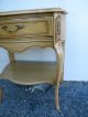 Pair Of French Serpentine Cherry End Tables / Side Tables 2760 Post-1950 photo 9