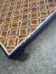 Vtg Mid Century Hollywood Regency Asian Modern Moroccan Mosaic Tile Coffee Table Post-1950 photo 6