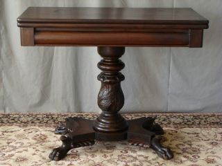Victorian Solid Mahogany Table From The 1860 ' S photo