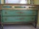 Antique 6pc Louis Xv Style Bedroom Set Antique French Handpainted Shabby Chic 1900-1950 photo 6