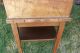 Antique End Side Telephone Hall Occasional Table Nightstand Step Drawer Vtg Wood Post-1950 photo 6