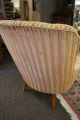 Set Of Two Vintage French Country Chairs Pink Green Cabriole Leg 1960s Ships Post-1950 photo 5