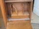 Antique Side By Side Golden Oak Cabinet Secretary Desk 1800-1899 photo 4