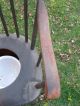 1850 Circa Antique Potty Chair Commode Arm High Back 1800-1899 photo 5