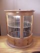 Merrick Spool Cabinet Curved Glass Converted To Curio 1800-1899 photo 1