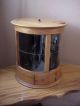Merrick Spool Cabinet Curved Glass Converted To Curio 1800-1899 photo 2