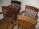 Four Old Oak Chairs 1900-1950 photo 2